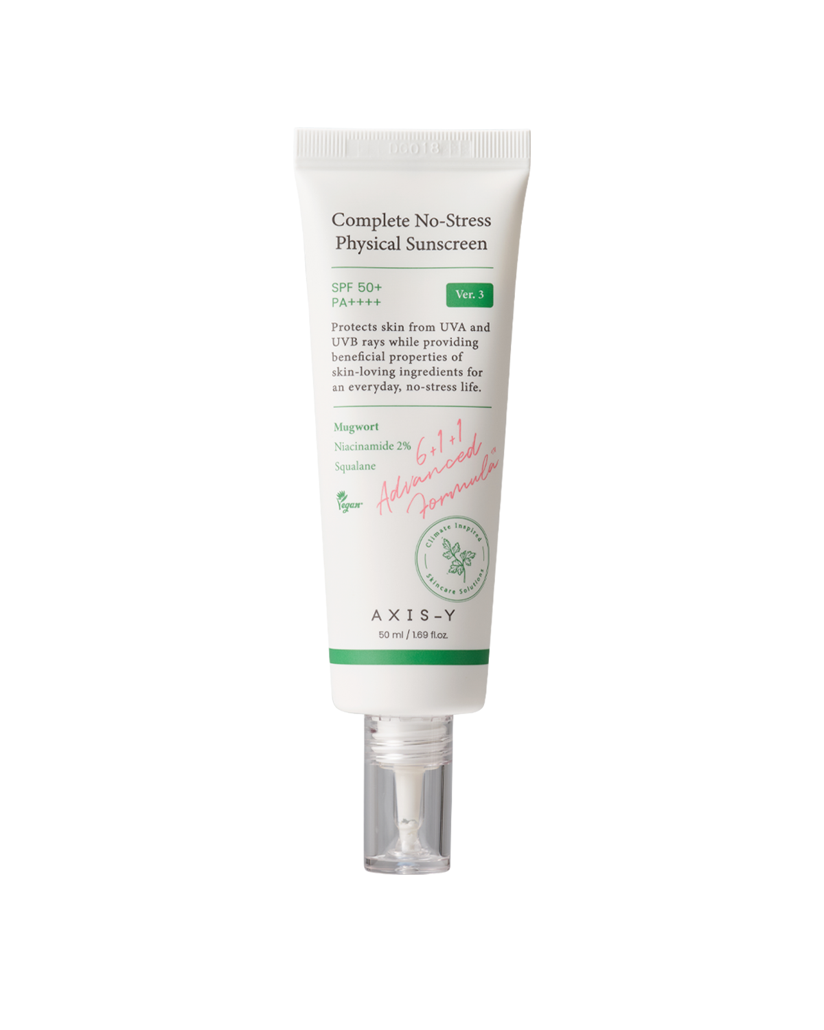 Official AXIS-Y Complete No-Stress Physical Sunscreen V.3 product image